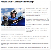 Caulfield Leader Article - Pursuit with YOW factor in Bentleigh